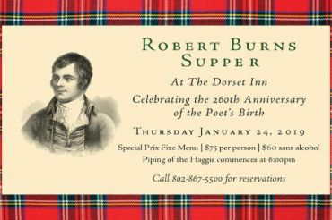 Robert Burns Supper at The Dorset Inn
