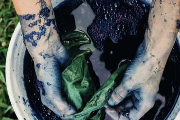 Indigo Dying Class with Artist Maggie Pate at Philo Ridge Farm | 2019 Open Farm Week
